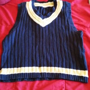 Preppy vest